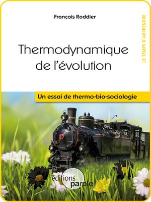 cover image of Thermodynamique de l'évolution